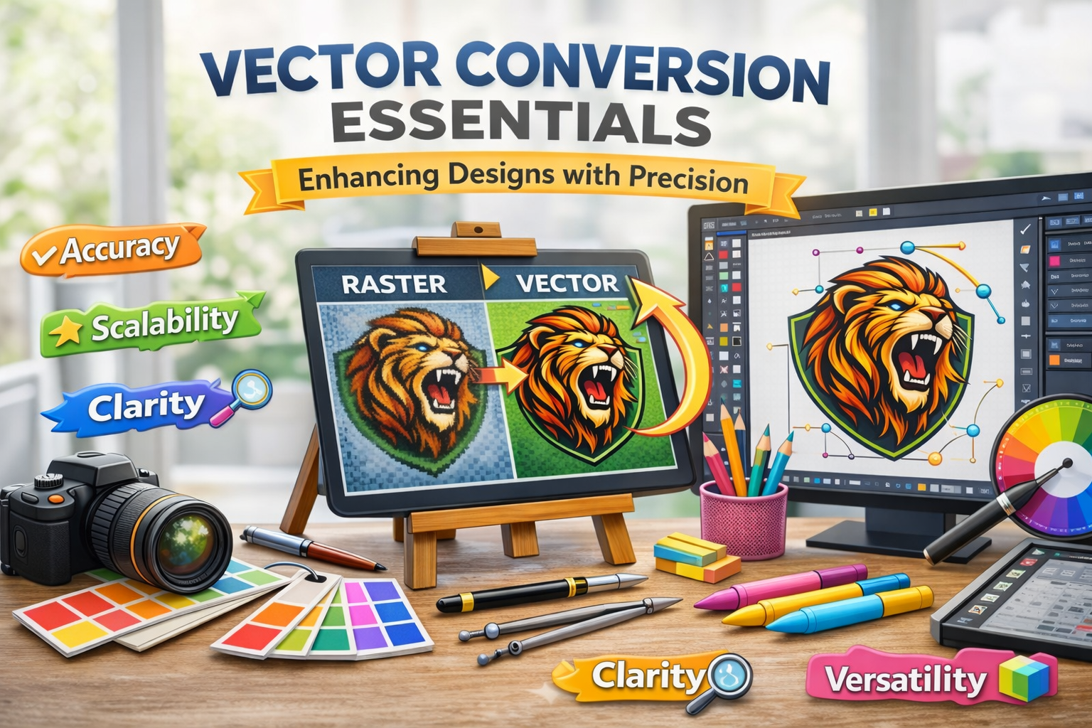 Vector Conversion Essentials: Enhancing Designs with Precision