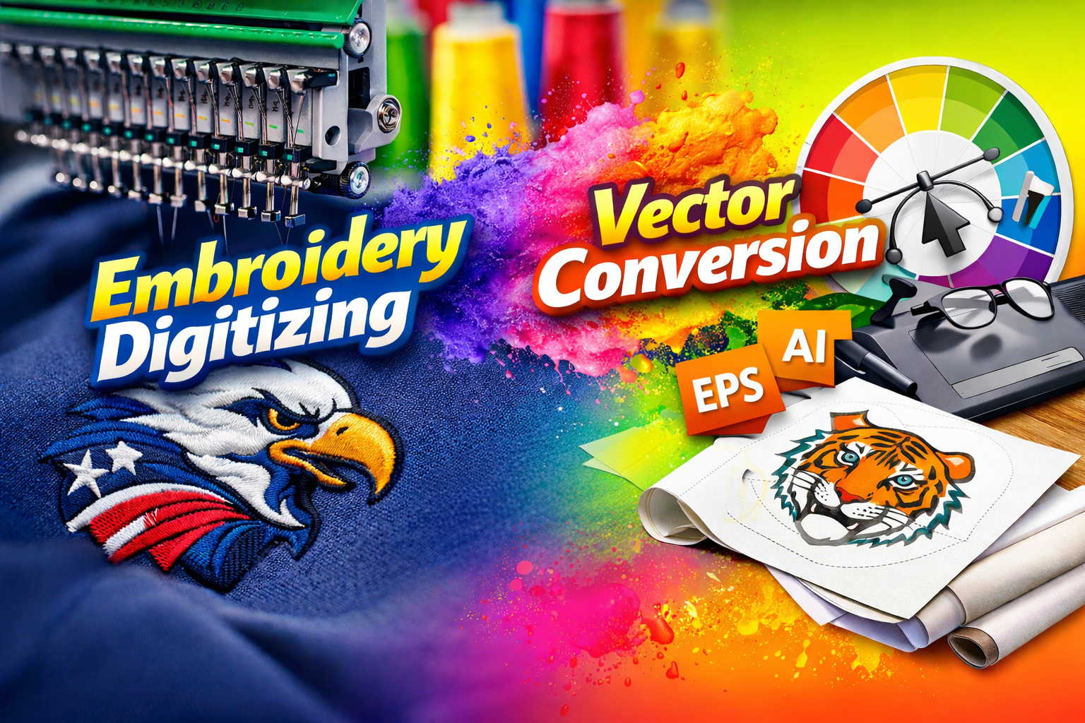 Best Quality Embroidery Digitizing & Vector Conversion Services in the USA | Art & Stitch USA